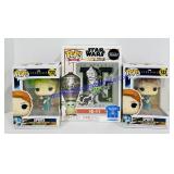 3 Funko Pop Bobble Heads