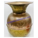 Havana 5 Cent Cigars Copper Spittoon
