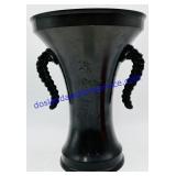 ï¿½Shiunï¿½ Japanese Bronze Usubata Flower Vase by