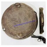 Antique Level, Grate, & Mini Blunderbuss