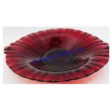 Anchor Hocking Old Cafe Ruby Red Dish