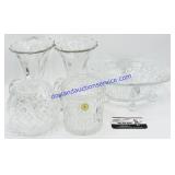 6 Pieces Misc Crystal Glassware