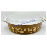 Large Pyrex Early American Casserole Dish