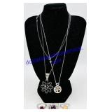 5 Pieces Sterling Silver Jewelry (2 Pendant