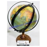 Year 2000 Wood & Metal Globe
