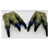 Rubber Lizard Claw Gloves