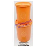 2 Vintage Orange Tupperware Containers