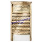 Antique Wooden Rolling Washboard
