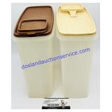 2 Vintage Tupperware Cereal/Pour Containers