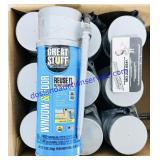 10 New Cans of Great Stuff Window & Door Yellow