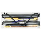 2 Pool Cue Cases, Pool Cue, 2 Pool Cue Bottoms