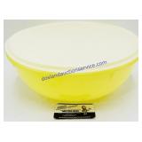 Large Vintage Yellow Tupperware Bowl
