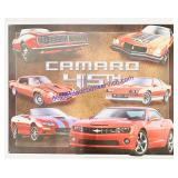 Metal Camaro Sign 16x12.5ï¿½
