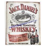 Metal Jack Danielï¿½s Sign 16x12.5ï¿½