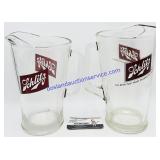 2 Glass Schlitz Beer Pitchers