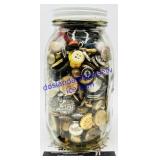 Jar of Misc Buttons