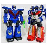 2 Adventure Force Astrobot Walking Robot Toys