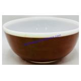 Large Brown Pyrex Mixing Bowl