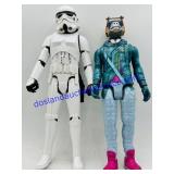 2 Action Figures Storm Trooper, And DJ Yonder