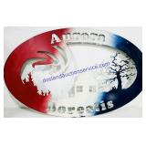 Metal Aurora Borealis Sign 35x21.5ï¿½