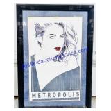 Large ï¿½Metropolisï¿½ Framed Poster 31x44ï¿½ (Poster