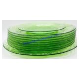 Light Green Glass Plate 10 Pc Set