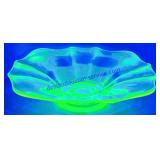 Uranium Glass Dish