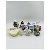 Small lot of porcelain trinkets