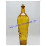 15" Empoli Rossini Italian Amber Glass Decanter