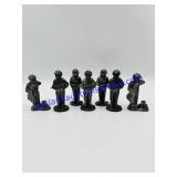 7 Pewter Children Figures