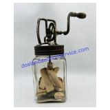 Butter Churn w/ Milk Bottle Tops
