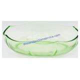 Uranium Glass Dish (Light Glow)
