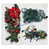 Cordless Garland and Two sets of Lights