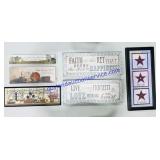 Faith Family Friends Wall Art