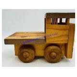 Wooden Flatbed Toy Truck