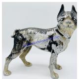 Antique Cast Iron Bull Terrier Doorstop (Missing