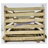 Wooden Egg Crate