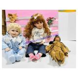 Baby Doll, Curly Red-Head Doll, Native American