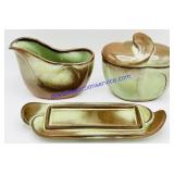 Frankoma 4A, 4B, & 4K Glazed Pottery Pieces