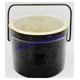 Single Tone Handled Ceramic Crock