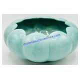 Ribbed Edge Glazed Pottery Dish