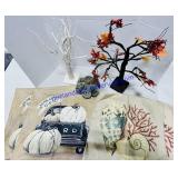 Seasonal Light Up Trees, Pillow Shams