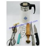 Corning Ware Coffee Percolator and Other