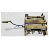 Vintage Manufacturing Co. Anchor Brand Hand Crank