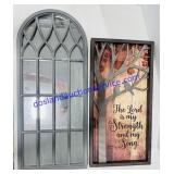The Lord is my Strength and my Song Wall Art,