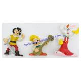 2 Schleich Vintage Rubber Figures & Vintage