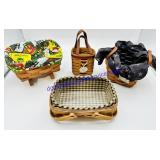 Longaberger Baskets, John Deere Cradle Basket,