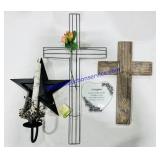Cross Wall Hangers, Star Sconce