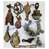 Lot Of Miscellaneous Pulleys