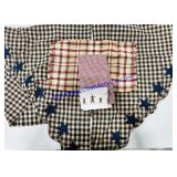 Curtains, placemat, Dish Towels